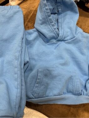 Primark Light Blue Kids Hoodie and Jogger Set